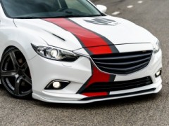 Сплиттер передний под стандартный бампер для Mazda 6 (2013-н.в.)