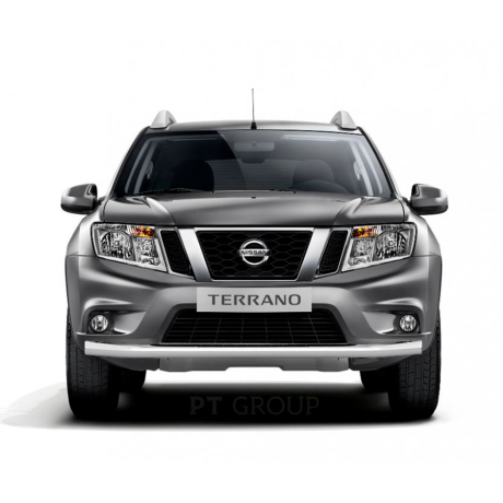 Защита переднего бампера одинарная d63мм (НПС) RENAULT Duster 2016-2020/ NISSAN Terrano 2014- купить недорого с доставкой в Тюмень