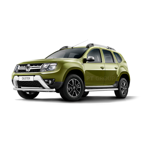 Защита переднего бампера одинарная d63мм (НПС) RENAULT Duster 2016-2020/ NISSAN Terrano 2014- купить недорого с доставкой в Тюмень
