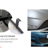 Защита радиатора "Standart 4D" Honda Civic рестайлинг (2009-2012) чёрная купить недорого с доставкой в Тюмень
