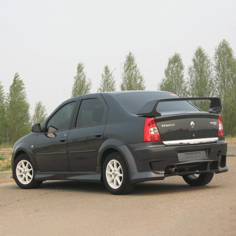Накладки на пороги "Power DM" для Renault Logan (фаза 2) купить недорого с доставкой в Тюмень
