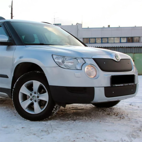 Комплект зимних экранов (текстурный пластик) для Skoda Yeti (2009-2012) купить недорого с доставкой в Тюмень