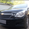 Защита радиатора "Standart" Chevrolet Cobalt (2013-н.в.) низ, чёрная купить недорого с доставкой в Тюмень