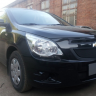 Защита радиатора "Standart" Chevrolet Cobalt (2013-н.в.) низ, чёрная купить недорого с доставкой в Тюмень