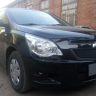 Защита радиатора "Standart" Chevrolet Cobalt (2013-н.в.) низ, чёрная купить недорого с доставкой в Тюмень