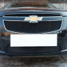 Защита радиатора "Standart" Chevrolet Cruze (2008-2013) верх, чёрная купить недорого с доставкой в Тюмень