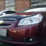 Защита радиатора "Standart" Chevrolet Epica (2006-2013) чёрная купить недорого с доставкой в Тюмень