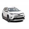 Защита переднего бампера «Труба двойная» (d51) для Toyota RAV4 рестайлинг (2015-н.в.)(Окрашенное) купить недорого с доставкой в Тюмень