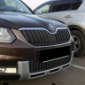 Зимний экран нижний, (под покраску) для Skoda Yeti Outdoor (2013-2018) купить недорого с доставкой в Тюмень