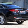 Диффузор заднего бампера var №2 (с килями + стоп сигнал) для Mazda 6 (2013-н.в.) купить недорого с доставкой в Тюмень