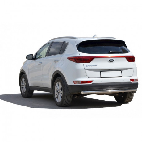 Защита заднего бампера «Коромысло» (d51) для Kia Sportage (2016-н.в.)(Окрашенное) купить недорого с доставкой в Тюмень