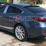 Диффузор заднего бампера var №4 (с килями) для Mazda 6 (2013 - н.в.) купить недорого с доставкой в Тюмень