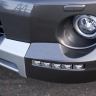 Накладка (юбка) переднего бампера "Broomer Design" (Без ДХЛ) для Mitsubishi Pajero IV (2006-2015) купить недорого с доставкой в Тюмень