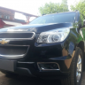 Защита радиатора "Standart" Chevrolet Trailblazer (2012-2015) чёрная купить недорого с доставкой в Тюмень