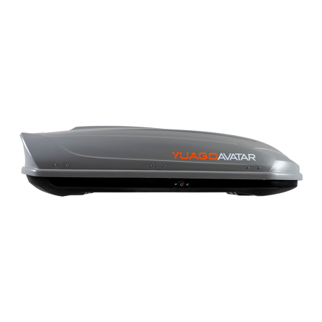Автобокс YUAGO Avatar (тиснение) (EuroLock) двусторонний, серый, 460л купить недорого с доставкой в Тюмень