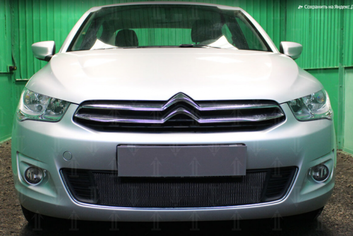 Защита радиатора "Standart" Citroen C-Elysee (2012-2017) чёрная купить недорого с доставкой в Тюмень