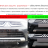 Защита радиатора "Standart" Citroen C-Elysee (2012-2017) чёрная купить недорого с доставкой в Тюмень
