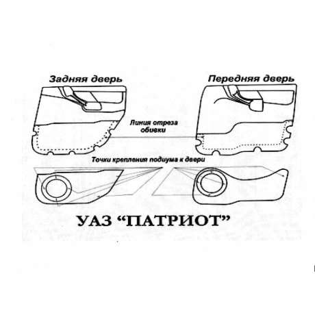 подиумы У@З 3163 p@triot до 2013 г. в. (под динамик 16см) купить недорого с доставкой в Тюмень