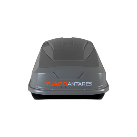 Автобокс YUAGO ANTARES (тиснение) (EuroLock) двусторонний, серый, 580 л купить недорого с доставкой в Тюмень