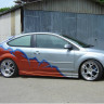 Накладки на пороги "Lord" для Ford Focus 2 (2004-2011) купить недорого с доставкой в Тюмень