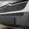 Защита радиатора "Standart" Citroen Jumper (2006-2014) верх, чёрная купить недорого с доставкой в Тюмень