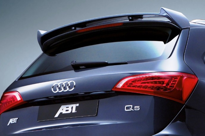 Спойлер (АнтиКрыло) (в комплекте с эмблемой ABT) в стиле "ABT" для Audi Q5 (2008-2012) купить недорого с доставкой в Тюмень