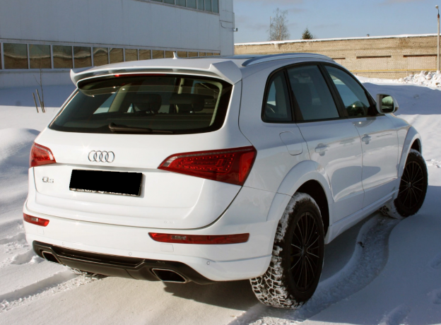 Спойлер (АнтиКрыло) (в комплекте с эмблемой ABT) в стиле "ABT" для Audi Q5 (2008-2012) купить недорого с доставкой в Тюмень