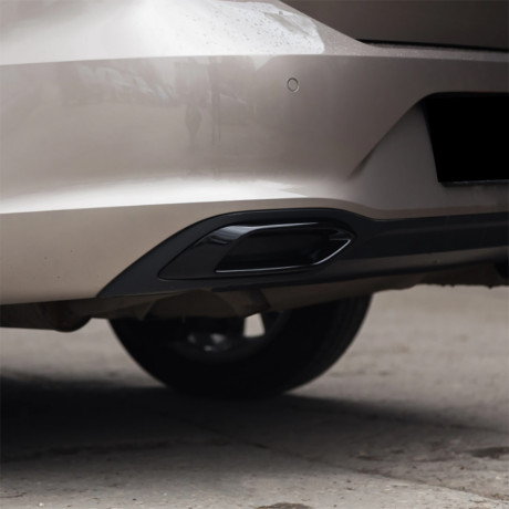 Имитация выхлопа BLACK (черный глянец) для Volkswagen Polo Liftback (2020-2023) купить недорого с доставкой в Тюмень