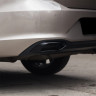 Имитация выхлопа BLACK (черный глянец) для Volkswagen Polo Liftback (2020-2023) купить недорого с доставкой в Тюмень
