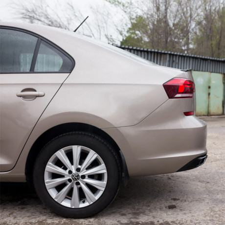 Лип спойлер для Volkswagen Polo Liftback (2020-2023) купить недорого с доставкой в Тюмень
