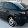 Накладки (клыки) на задний бампер Mazda 3 седан (2003-2009) купить недорого с доставкой в Тюмень