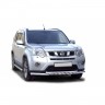 Защита переднего бампера «Труба двойная» (d63,5) для Nissan X-trail (2011-2015)(Окрашенное) купить недорого с доставкой в Тюмень