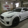 Капот пластиковый "Jass-Rs" Infiniti FX купить недорого с доставкой в Тюмень