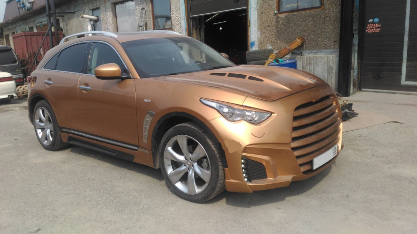 Капот пластиковый "Jass-Rs" Infiniti FX купить недорого с доставкой в Тюмень