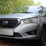 Защита радиатора "Standart" Datsun mi-Do (2015-н.в.) чёрная купить недорого с доставкой в Тюмень