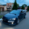 Подиум номера "EVO" №1 (прямой, шагрень, дорестайлинг) для Mitsubishi Lancer 10 (2007-2010) купить недорого с доставкой в Тюмень