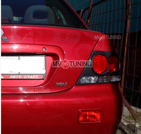 Накладки на задние фонари для Mitsubishi Lancer IX (2003-2009) купить недорого с доставкой в Тюмень