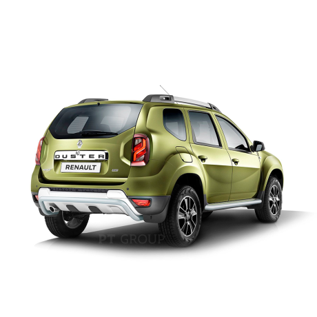 Защита порогов с алюм. площадкой d51мм «Эстонец» ИСКРА (ППК) Renault Duster (2012-2020), Nissan Terrano (2014-н.в.) купить недорого с доставкой в Тюмень