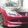 Накладка (юбка) переднего бампера "EVO" (Для бампера EVO) для Mitsubishi Lancer IX (2003-2009) купить недорого с доставкой в Тюмень