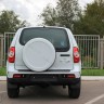 Чехол запасного колеса Chevrolet Niv@ с эмблемой Chevrolet купить недорого с доставкой в Тюмень