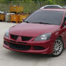 Бампер передний в стиле "EVO" для Mitsubishi Lancer IX (2003-2009) купить недорого с доставкой в Тюмень
