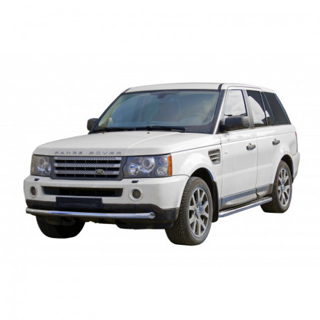 Защита переднего бампера «Труба» (d63,5) для Land Range Rover (2005-2009)(Окрашенное) купить недорого с доставкой в Тюмень