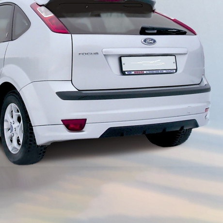 Накладка (юбка) заднего бампера "FT" для Ford Focus 2 (хетчбек) (2004-2008) купить недорого с доставкой в Тюмень