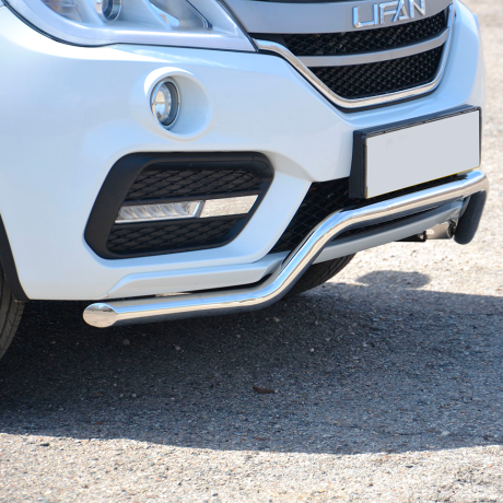 Защита переднего бампера d51мм «Волна» (НПС) LIFAN X60 (2017-н.в.) купить недорого с доставкой в Тюмень