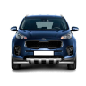 Защита переднего бампера двойная с зубьями d63/63мм KIA Sportage (2016-н.в.) купить недорого с доставкой в Тюмень