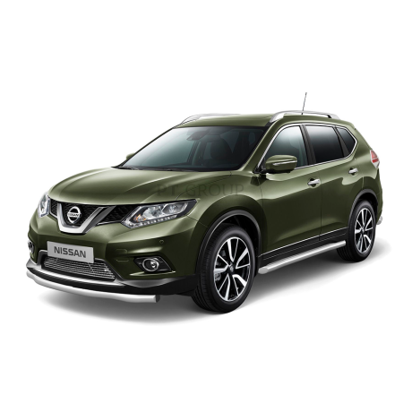 Накладка на решетку бампера (Без парктроника) O10мм (НПС) NISSAN X-Trail (2015-н.в.) купить недорого с доставкой в Тюмень