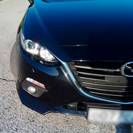 Накладки (клыки) на передний бампер "Самурай" для Mazda 3 (2013-2019) купить недорого с доставкой в Тюмень