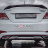 Лип-Спойлер "Zeus" для Hyundai Solaris (2010-2016) купить недорого с доставкой в Тюмень