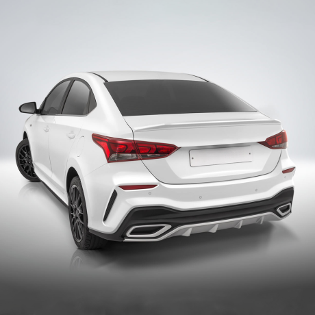 Бампер задний "Quant" для Hyundai Solaris (2017-2020) купить недорого с доставкой в Тюмень