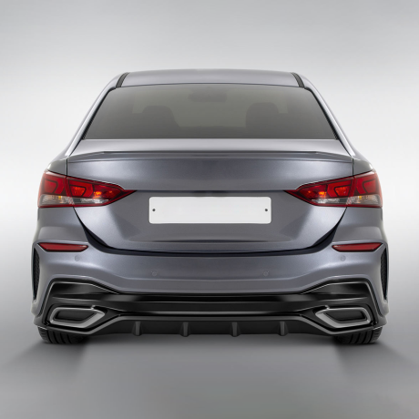 Бампер задний "Quant" для Hyundai Solaris (2017-2020) купить недорого с доставкой в Тюмень